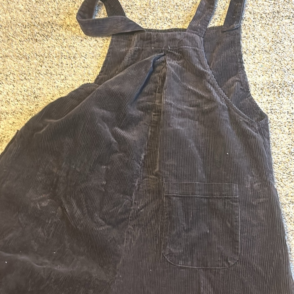 BiBi black corduroy jumpsuit wide leg size XL - Picture 6 of 6
